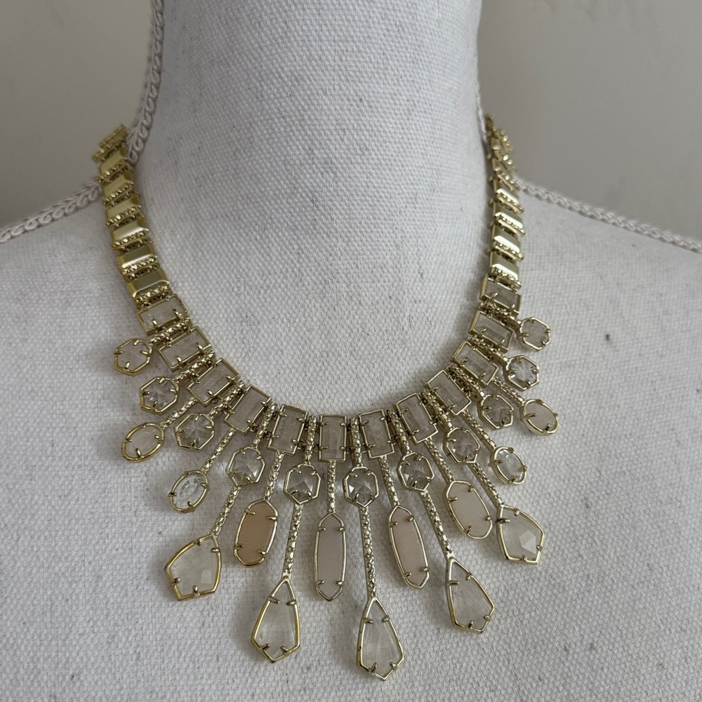 Kendra Scott Bette Multi Stone Statement Bib Necklace - Picture 11 of 17